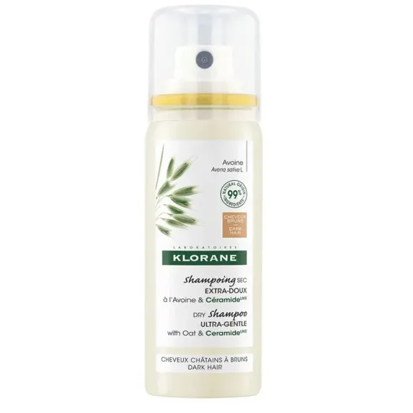Extra-sanfter Trockenshampoo Klorane - Spray mit 50ml