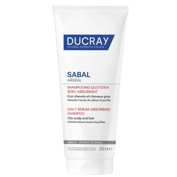 Sabal argeal Shampoo für die tägliche Anwendung sebo-absorbierend Ducray - Tube mit 200ml