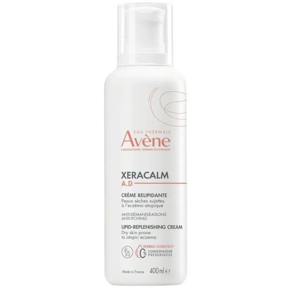 XeraCalm A.D rückfettende Creme Avène - Pumpflasche mit 400 ml