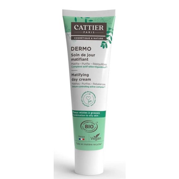 Dermo Pflege Tagesmatte bio Cattier - Tube mit 40ml