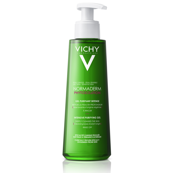 Normaderm Phytosolution Intensiv Reinigungs-Gel Vichy - Pumpflasche mit 400 ml