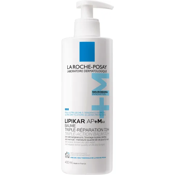 Lipikar Baume AP+Max Triple-Reparatur La Roche-Posay - Pumpflasche 400ml