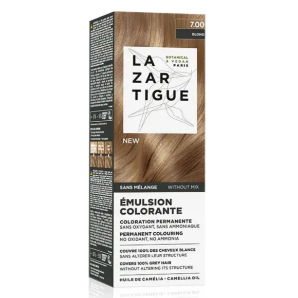 Färbemulsion 7.00 Blond Lazartigue - Tube mit 60 ml