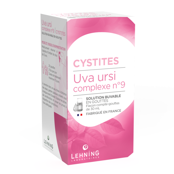 Uva ursi komplex N°9 Cystitis Lehning - Flasche mit 30 ml