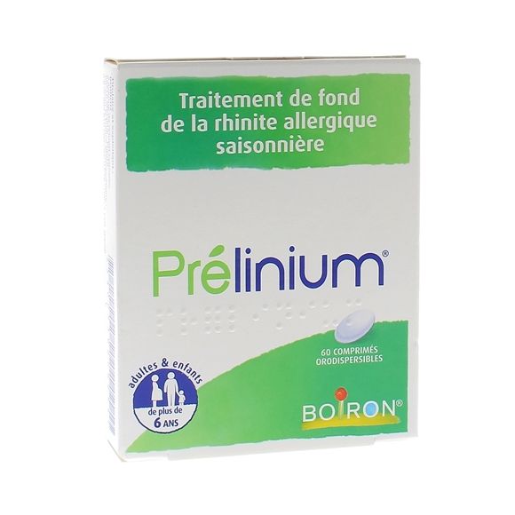 Prélinium Boiron - Packung mit 60 orodispersiblen Tabletten