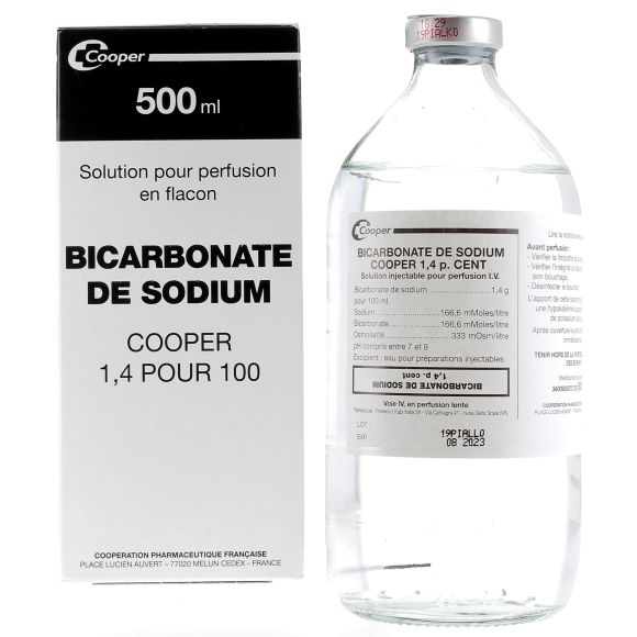Natriumbicarbonat 1,4% Cooper - Flasche mit 500ml