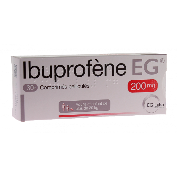 Ibuprofen EG 200mg - Packung mit 30 filmtabletten