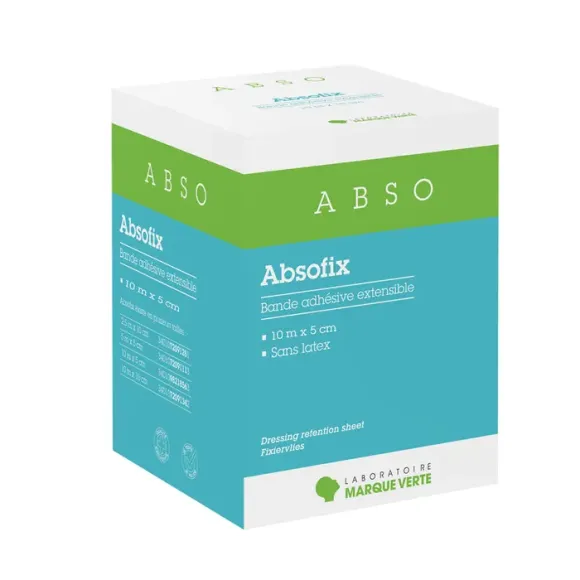 Absofix dehnbare Klebeband Abso - Box mit einem Band von 10m x 5cm