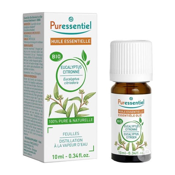 Ätherisches Öl von Zitronen-Eukalyptus Puressentiel - Flasche mit 10ml