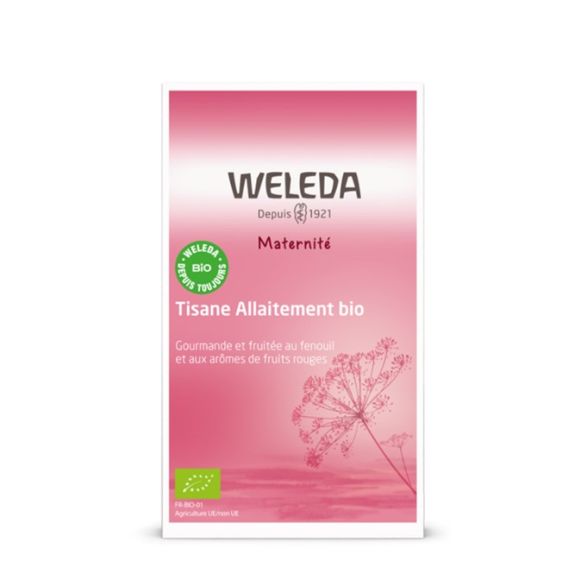 Stilltee für stillende Mütter mit roten Früchten Weleda - Schachtel mit 20 Beuteln