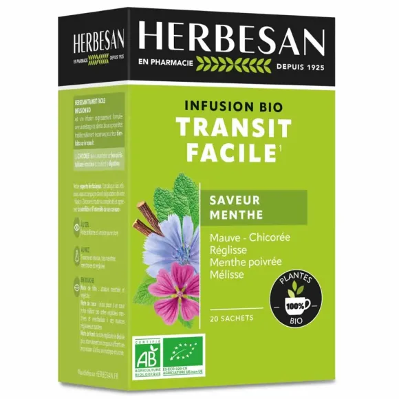 Herbesan Infusion Transit Einfach BIO - 20 Beutel