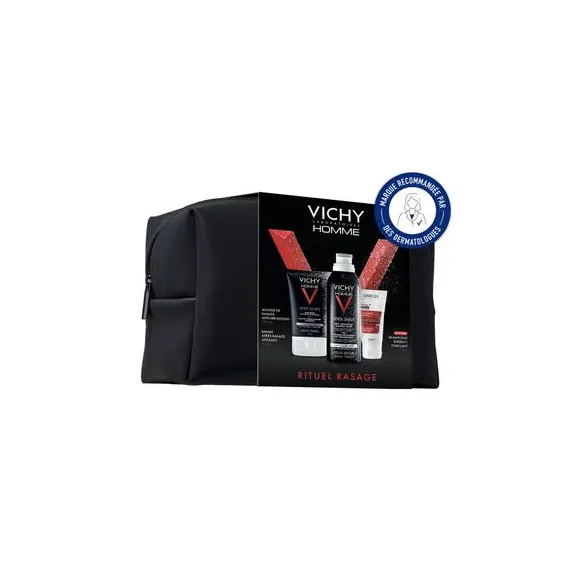 Geschenkset Mein Rasurritual Vichy Mann - Set mit 3 Produkten