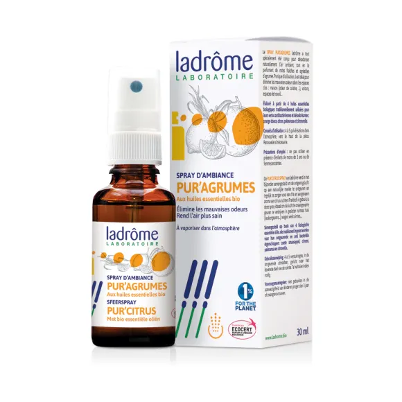 Raumspray Pur'Agrumes Ladrôme - Spray von 30 ml