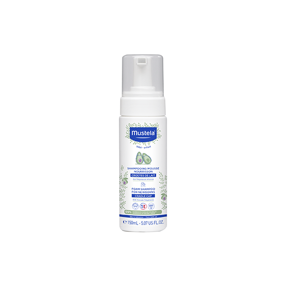 Shampoo-Schaum für Säuglinge Mustela - Flasche mit 150 ml