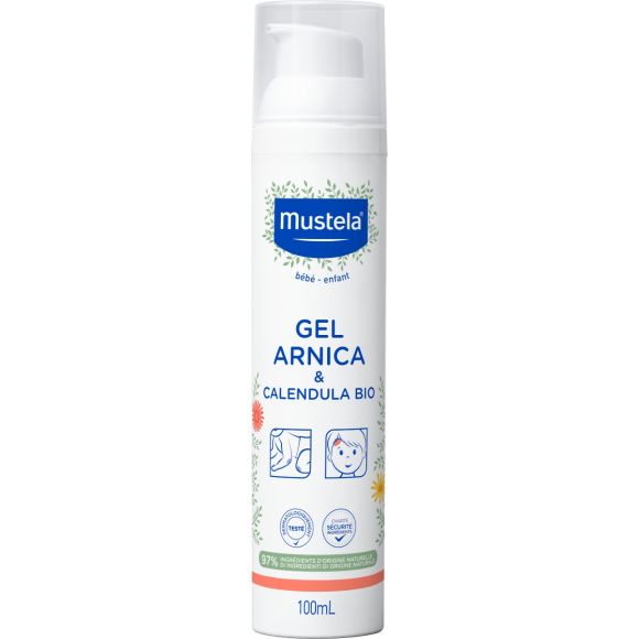 Arnika-Gel für Babys und Kinder mit Bio-Ringelblume von Mustela - 100 ml Flasche