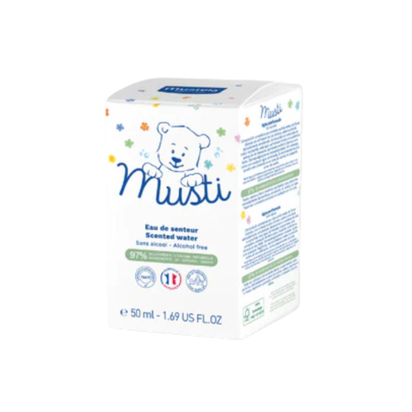 Musti Duftwasser Mustela - Flasche mit 50 ml