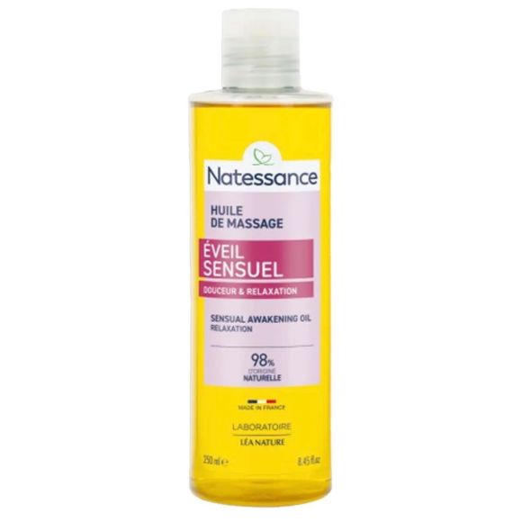 Sinnliches Erwachen Massageöl Natessance - Flasche mit 250 ml