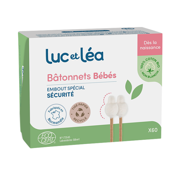 Baby Sticks Luc und Léa - Packung mit 60 Sticks
