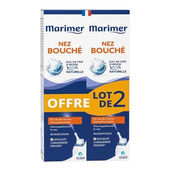Marimer Nasenspray verstopfte Nase Gilbert - 2er Pack mit 100ml Sprays