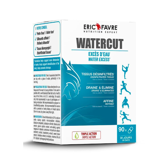 Water Cut Wasserüberschuss Eric Favre - Packung mit 90 Kapseln