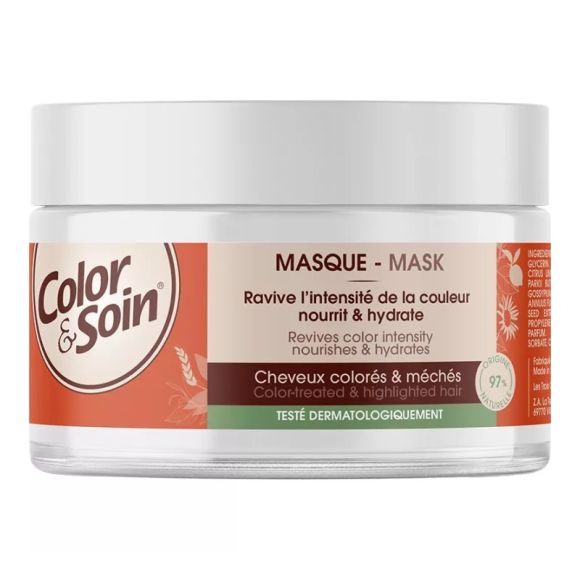 Color & Pflege Maske für coloriertes und gesträhntes Haar Les 3 Chênes - 250ml Topf