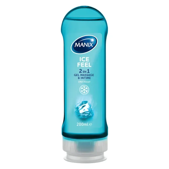 Gel Intimmassage 2in1 Ice Feel Manix - Flasche mit 200ml