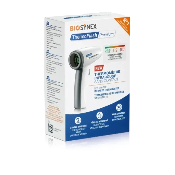 Medizinisches Infrarot-Thermometer Exacto Termoflash Biosynex - ein Thermometer