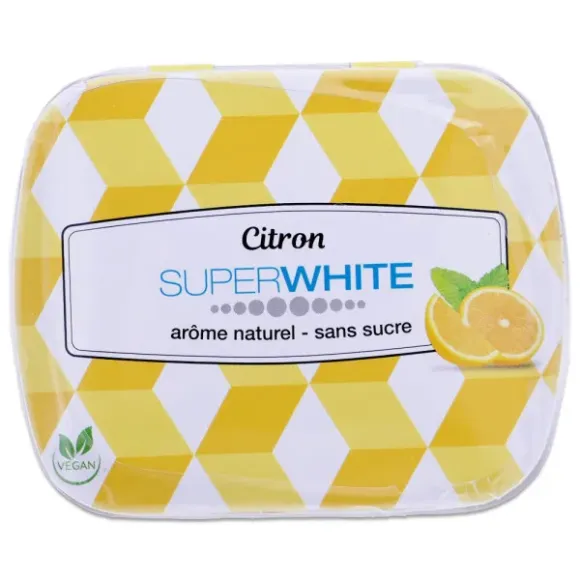 Zitronenpastillen Superwhite - Packung mit 50 Pastillen