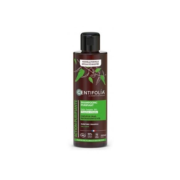 Reinigendes Shampoo für fettiges Haar Bio Centifolia - Flasche mit 200ml