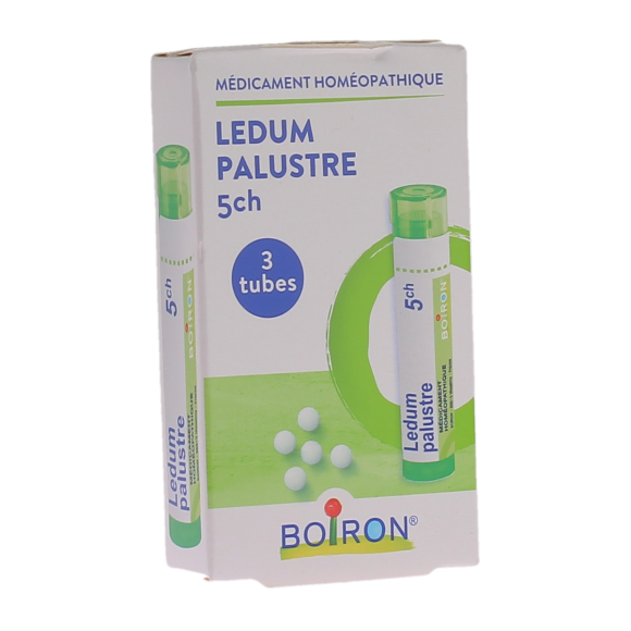 Ledum palustre 5ch Granulat Boiron - Packung mit 3 Röhrchen zu 4g