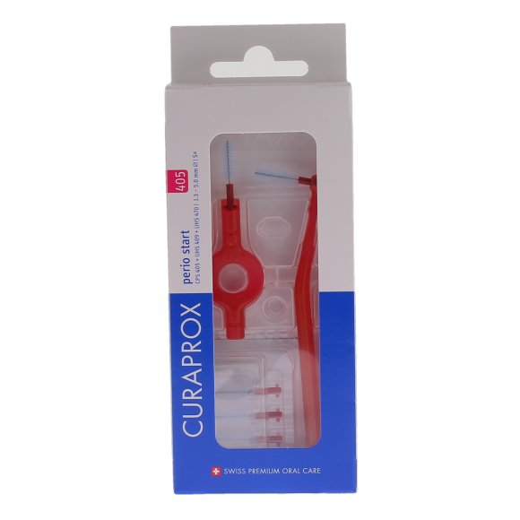 Set von Interdentalbürsten Perio Start Größe 405 Curaprox - Packung mit 5 Bürsten