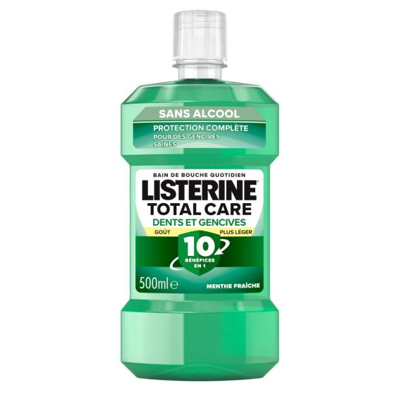 Mundspülung Zahnschutz und Zahnfleischschutz milderer Geschmack Listerine - Flasche 500ml