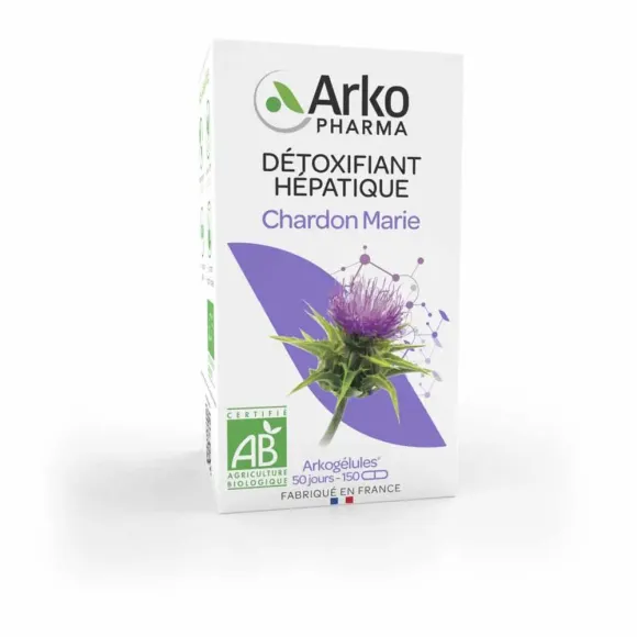Leberentgiftendes Mariendistel Arkopharma - Dose mit 150 Kapseln