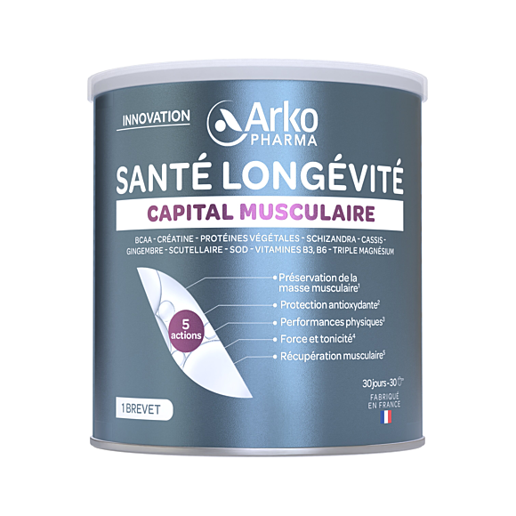 Gesundheit Langlebigkeit Muskelkapital Arkopharma - Dose mit 300g