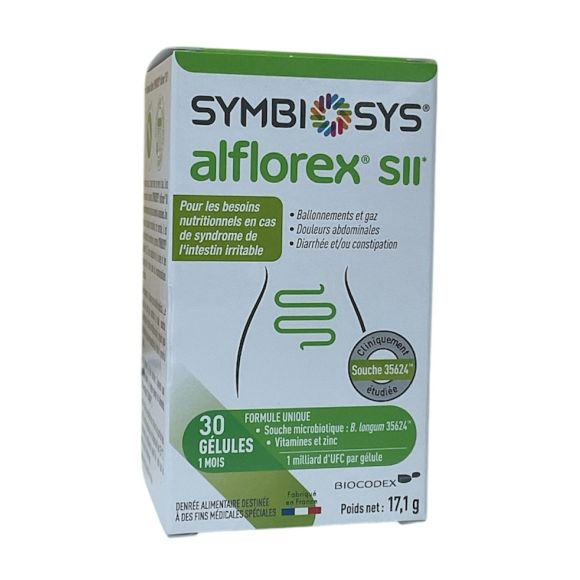 Symbiosys Alflorex SII Biocodex - Packung mit 30 Kapseln
