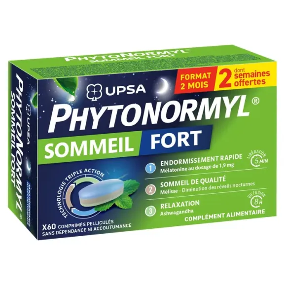 Phytonormyl Schlaf stark Upsa - Packung mit 60 Tabletten