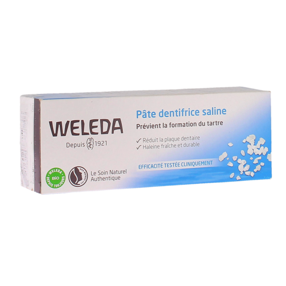 Salz-Zahnpasta Weleda - Tube mit 75ml