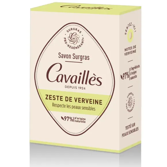 Überfettete Seife mit Eisenkraut-Duft Rogé Cavaillès - 100g Stück