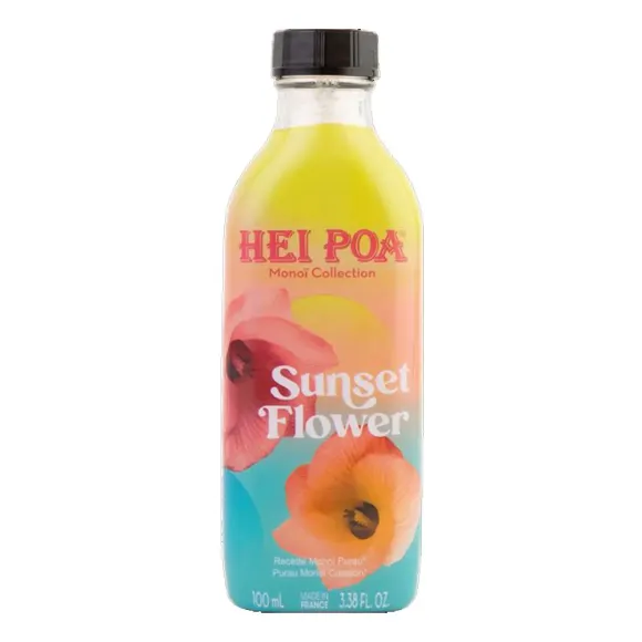Sonnenuntergang Blüten Monoï Kollektion Hei Poa - Flasche 100ml