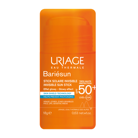 Bariésun unsichtbarer Sonnenschutzstick SPF50+ Uriage - Stick mit 18g