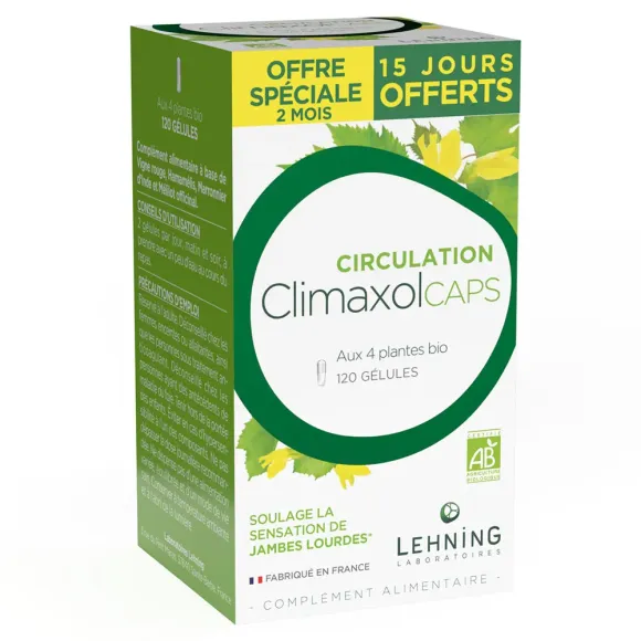 Climaxolcaps Durchblutung bio Lehning - Sonderangebot 2 Monate 120 Kapseln
