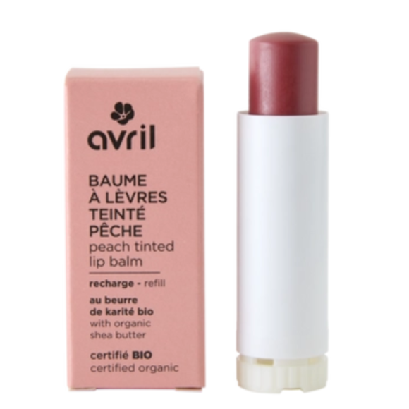 Nachfüllung getönter Lippenbalsam Pfirsich Avril - Stick 4g