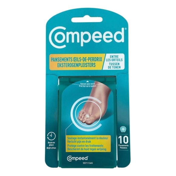 Hühneraugen-Pflaster Compeed - Packung mit 10 Pflastern