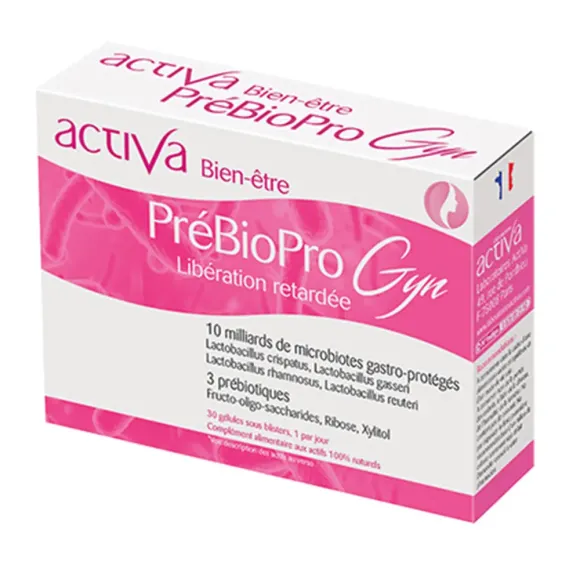PréBioPro Gyn verzögerte Freisetzung Activa - Packung mit 30 Kapseln