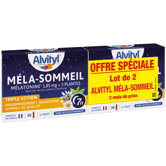 Méla-Schlaf Alvityl - 2er Pack mit 30 Kapseln