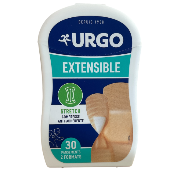 Dehnbare Urgo-Pflaster - Schachtel mit 30 Pflastern