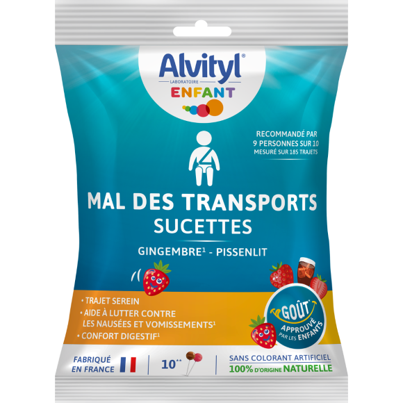 Alvityl Reisekrankheit Lutschtabletten - Beutel mit 10 Lutschtabletten