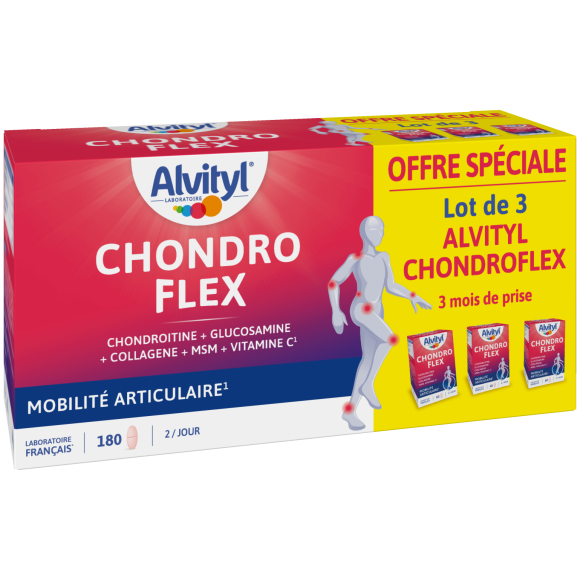 Chondro flex Gelenkbeweglichkeit Alvityl - 180 Tabletten Sonderangebot