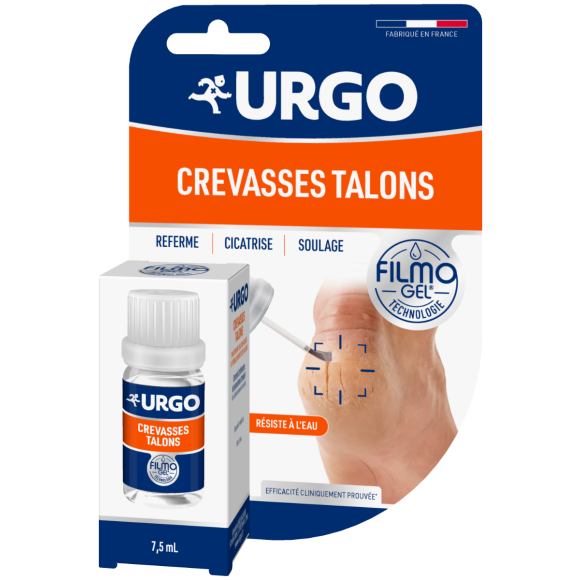 Filmogel Rissige Fersen Urgo - Flasche mit 7,5 ml