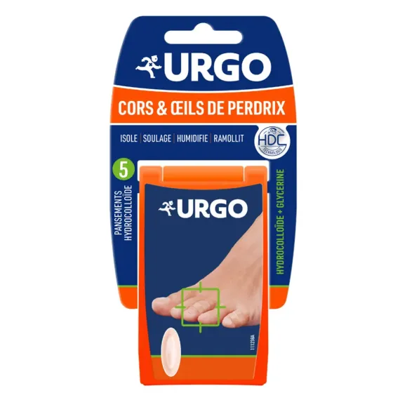 Hornhaut und Schwielen Urgo - Packung mit 5 Pflastern